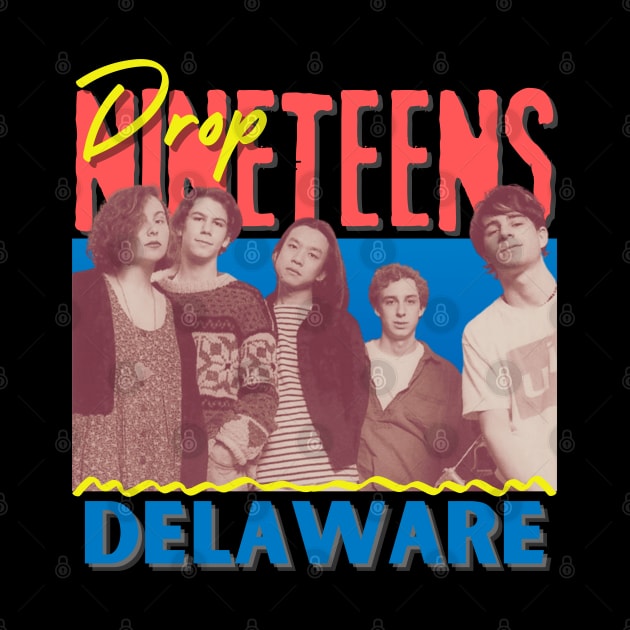 Drop Nineteens Vintage 1990 // Delaware Original Fan Design Artwork by A Design for Life