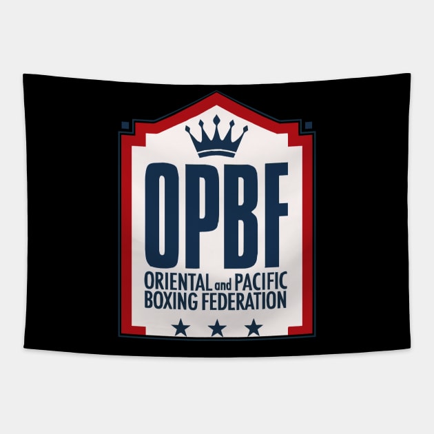 OBPF Oriental & Pacific Boxing Federation Tapestry by FightIsRight