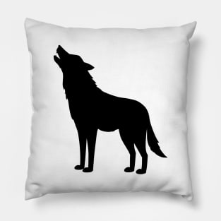 Wolf shadow Pillow