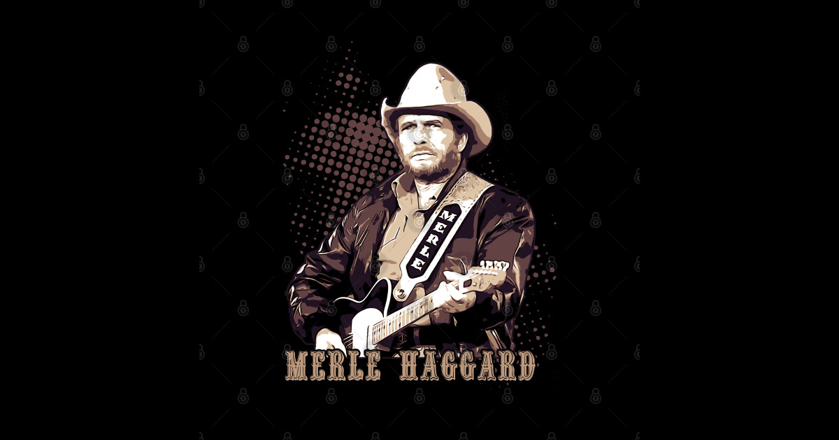 Merle Haggard - Merle Haggard - Sticker | TeePublic