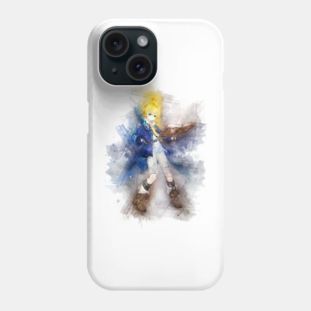 Mika - Genshin Impact (Watercolor) Phone Case by Stylizing4You