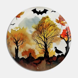 Autumn Sky Pin