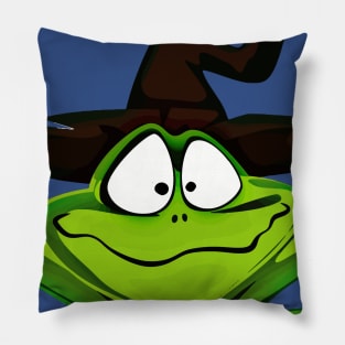 Halloween Green Frog Pillow