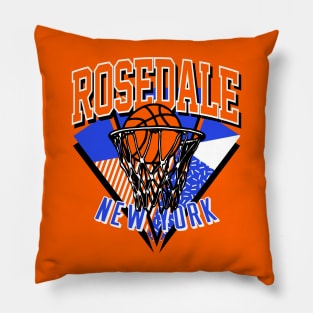 Rosedale New York Basketball Throwback Pillow