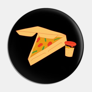 Take Out Pizza Slice Pin