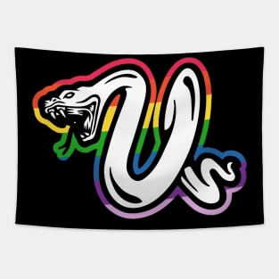 Snake Rainbow Tapestry