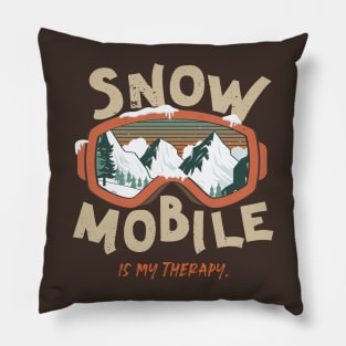 Snowmobile Lover - Winter Sport Pillow