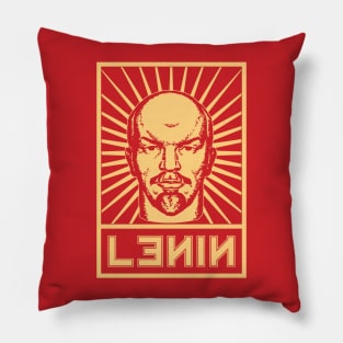 Vintage Lenin Soviet Propaganda Pillow