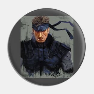 Solid Snake Pin