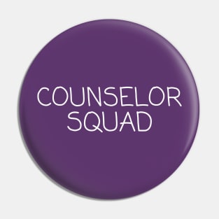 Counselor Squad Pin