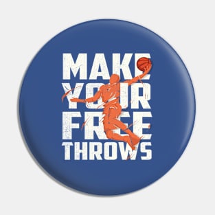 Make your Free Throws Pin