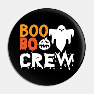 Boo Boo Crew Nurse Shirts Halloween Nurse Shirts for Women Pin