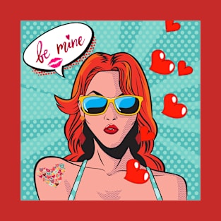 Pop Art Valentine T-Shirt