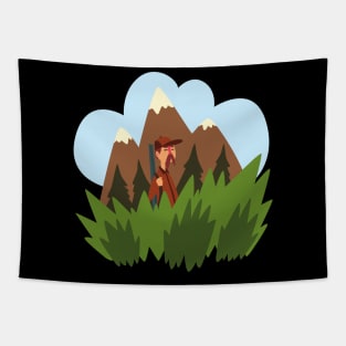 Rock Climbing Tapestry