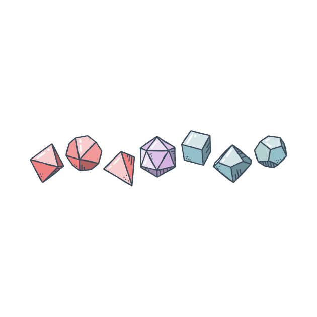 D&D Dice Bisexual Pride by comfhaus