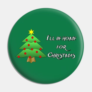 Home for Christmas Pin