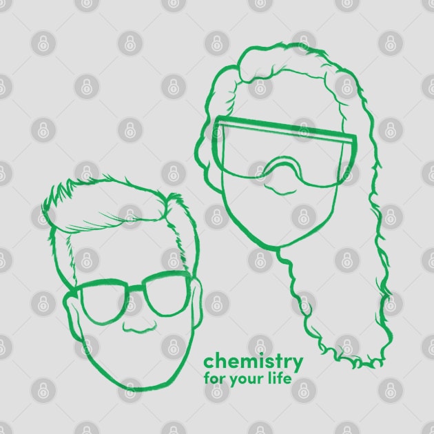 Chem Heads (green) by Chemistry For Your Life