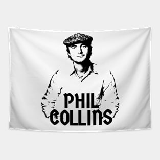 phil collins young black and white Tapestry