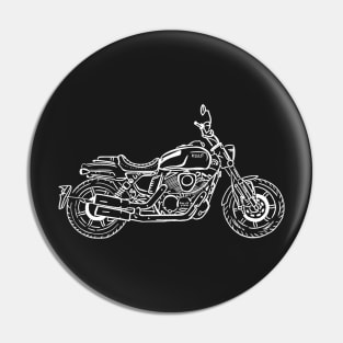 Bullit V-BOB 125 motorbike Pin