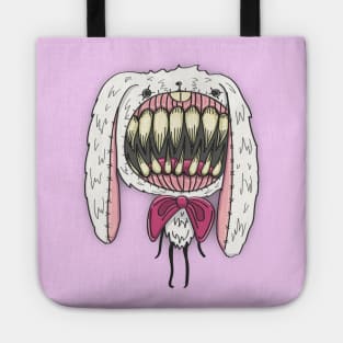 scary bunny Tote