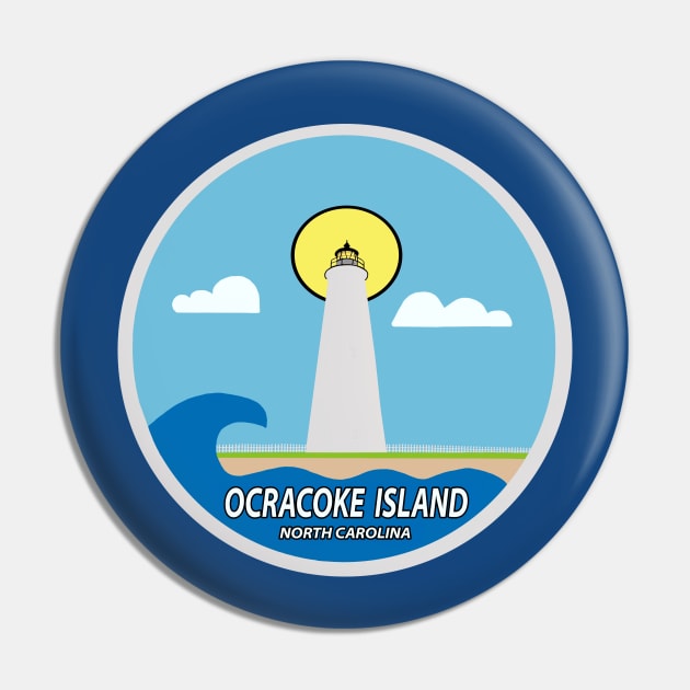 OCRACOKE LIGHTHOUSE WITH SUN Pin by Trent Tides