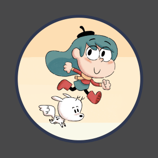 A Blue Haired Girl and her Deerfox Pet - 2 T-Shirt