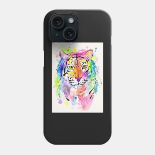 Tiger, Tiger - Abstract Watercolor Painting Phone Case