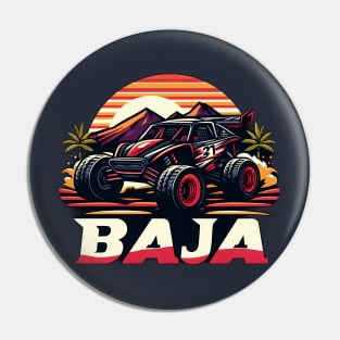 Baja Race Car Pin