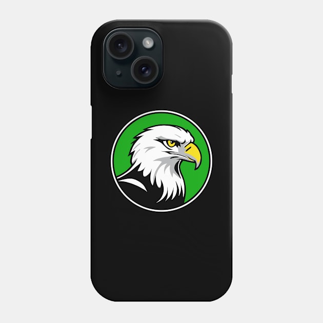 Good Ol Eagle Patch with Color Background - If you used to be a Eagle, a Good Old Eagle too, you'll find the bestseller critter patch design perfect. Phone Case by SeaStories