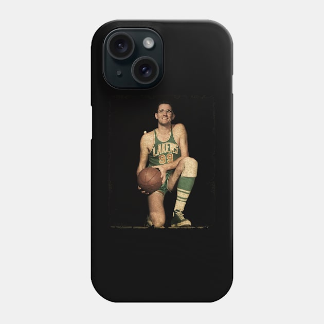 George Mikan in Lakers '1952' Phone Case by Wendyshopart