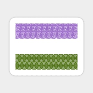 Spirograph Patterned Genderqueer Flag Magnet