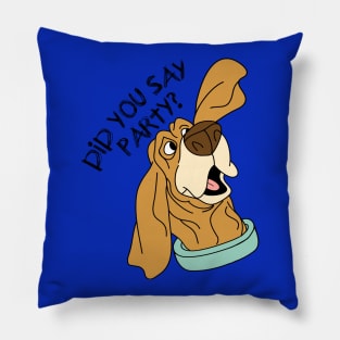 Funny party dog Pillow