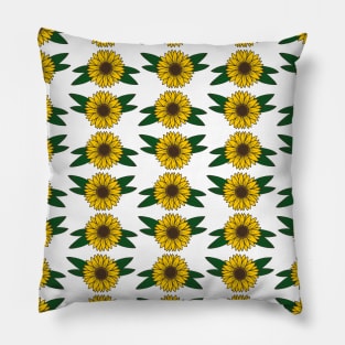 Sunflowers | Summer Flowers | Sunflower Pattern Pillow