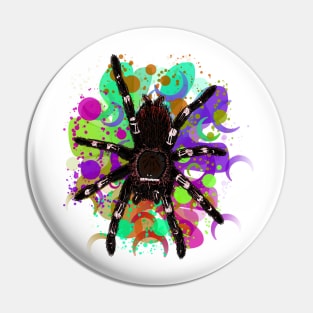 Tarantula Paint Splatter 4 Pin