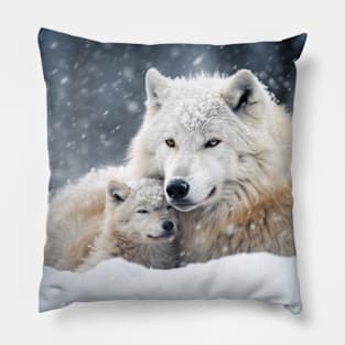 Wolf Animal Wild Beauty Freedom Wilderness Enchanting Pillow