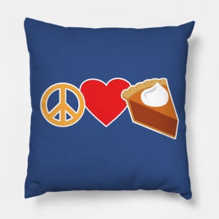 Peace Love and Pumpkin Pie Pillow