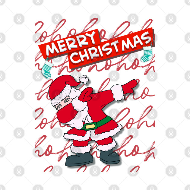 HO HO HO Merry Christmas Santa Claus Dance by TrendsCollection