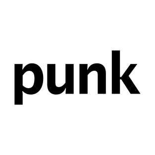 Punk Music Typography T-Shirt