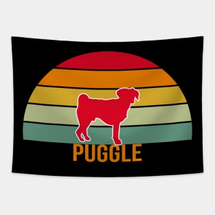 Puggle Vintage Silhouette Tapestry