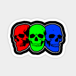 RGB Skulls Magnet