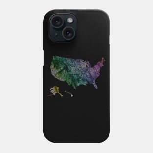 USA Gay Rainbow Pride American For United States Pride Phone Case