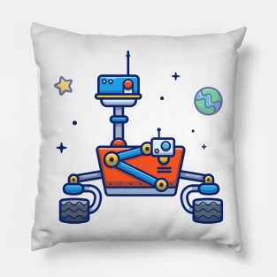 Space robot cartoon Pillow