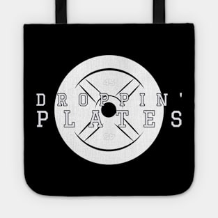 Droppin Plates Gym Graphic Tote