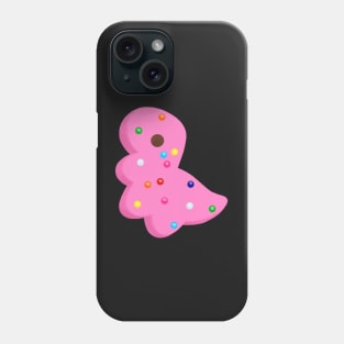cute dino cookie Phone Case