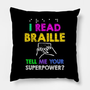 Read Braille Superpower Reader Pillow