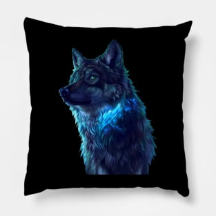 Wolf Howling Harmony Pillow