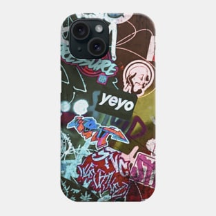 Street Art NYC Graffiti Tag Sticker Phone Case