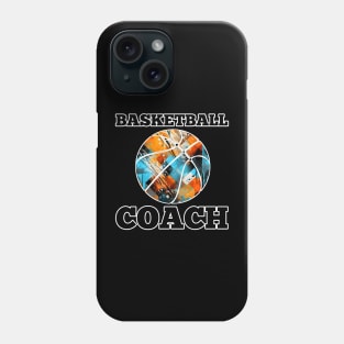 Basketball Coach - Retro Distressed Grunge Phone Case