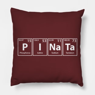 Pinata (P-I-Na-Ta) Periodic Elements Spelling Pillow