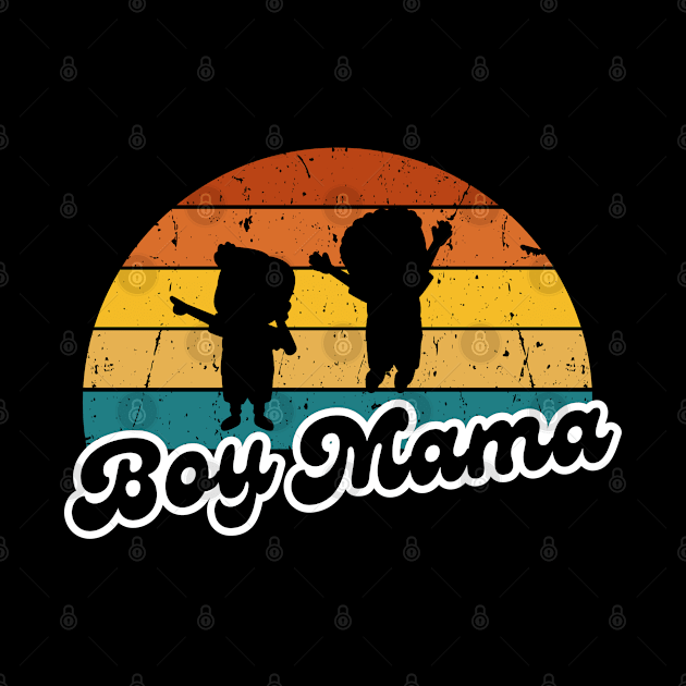 Boy Mama Retro Vintage Mama by hippohost